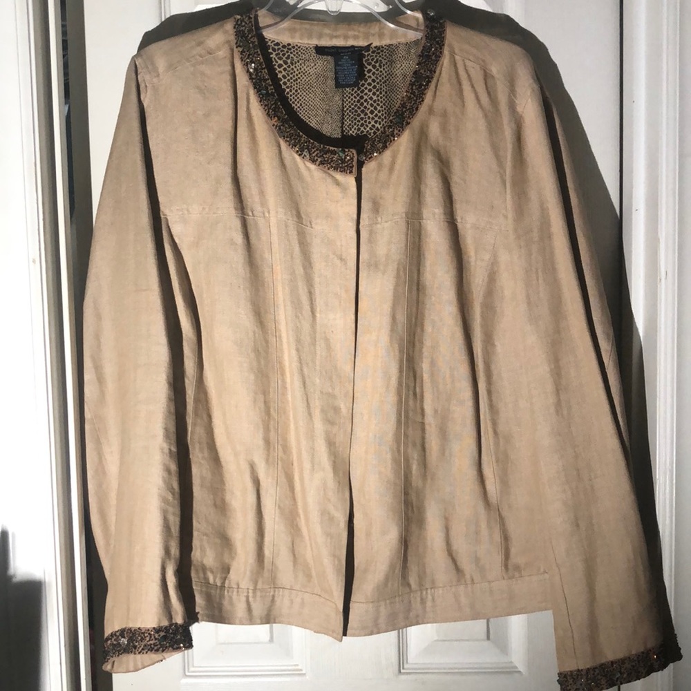 100% linen lining/100% Polyester